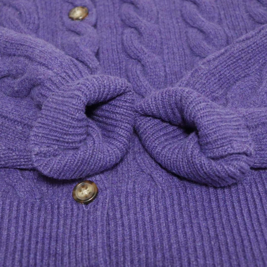現行 POLO LALPH LAUREN 太ケーブルニット　カシミヤ混　　XL