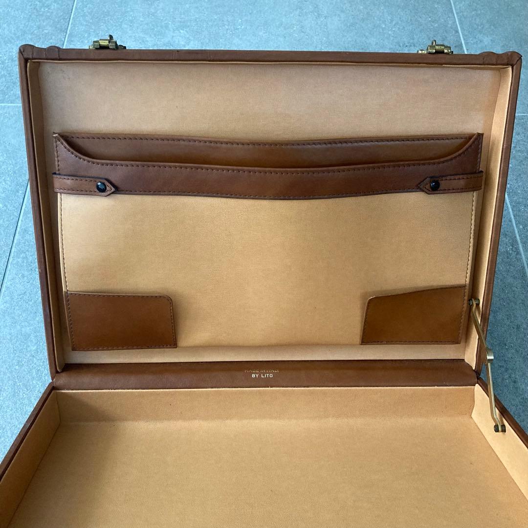 ヴィンテージ イタリア製 レザー アタッシュケース