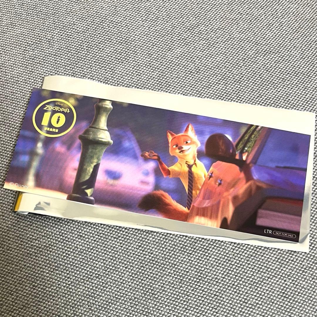 ズートピア2 カフェ 特典 箔押しカード ニック