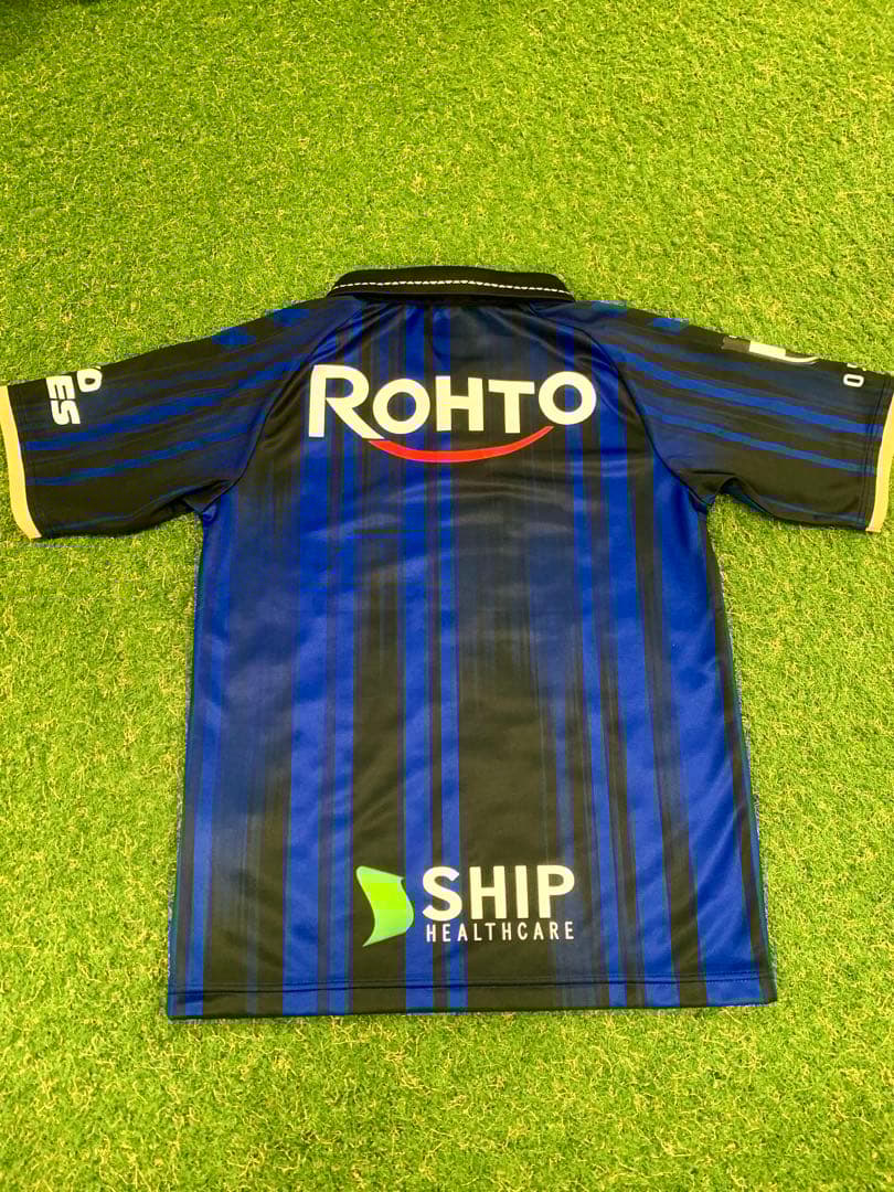 hummel ガンバ大阪2025 半袖　レプリカユニフォーム　青×黒　O-OX