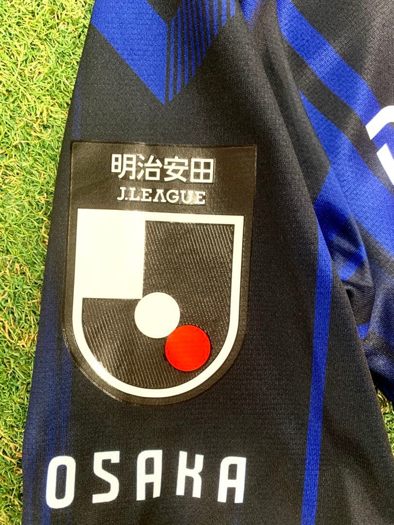 hummel ガンバ大阪2025 半袖　レプリカユニフォーム　青×黒　O-OX