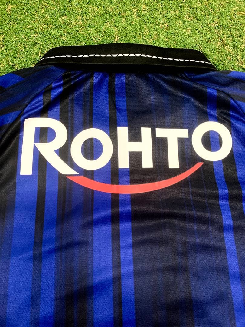 hummel ガンバ大阪2025 半袖　レプリカユニフォーム　青×黒　O-OX