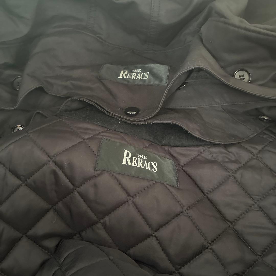 THE RERACS☆ライナー付きモッズコート☆ファーベスト☆ブラック☆3WAY