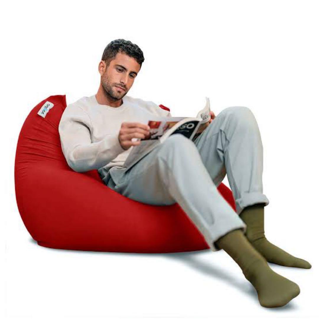 ビーズクッション・クッションソファ Yogibo mini RED