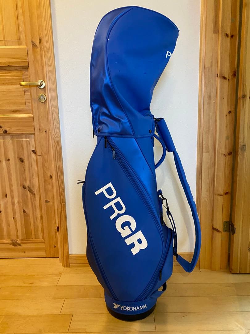 PRGR キャディバッグ 青　　美品