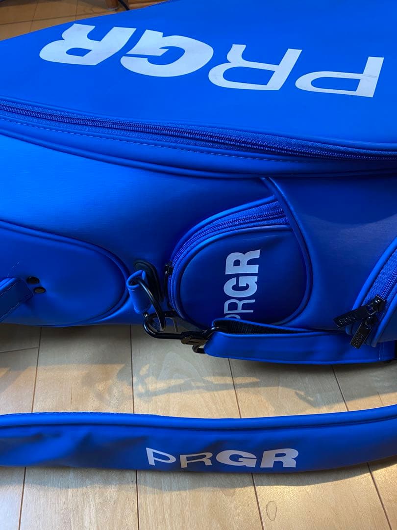 PRGR キャディバッグ 青　　美品