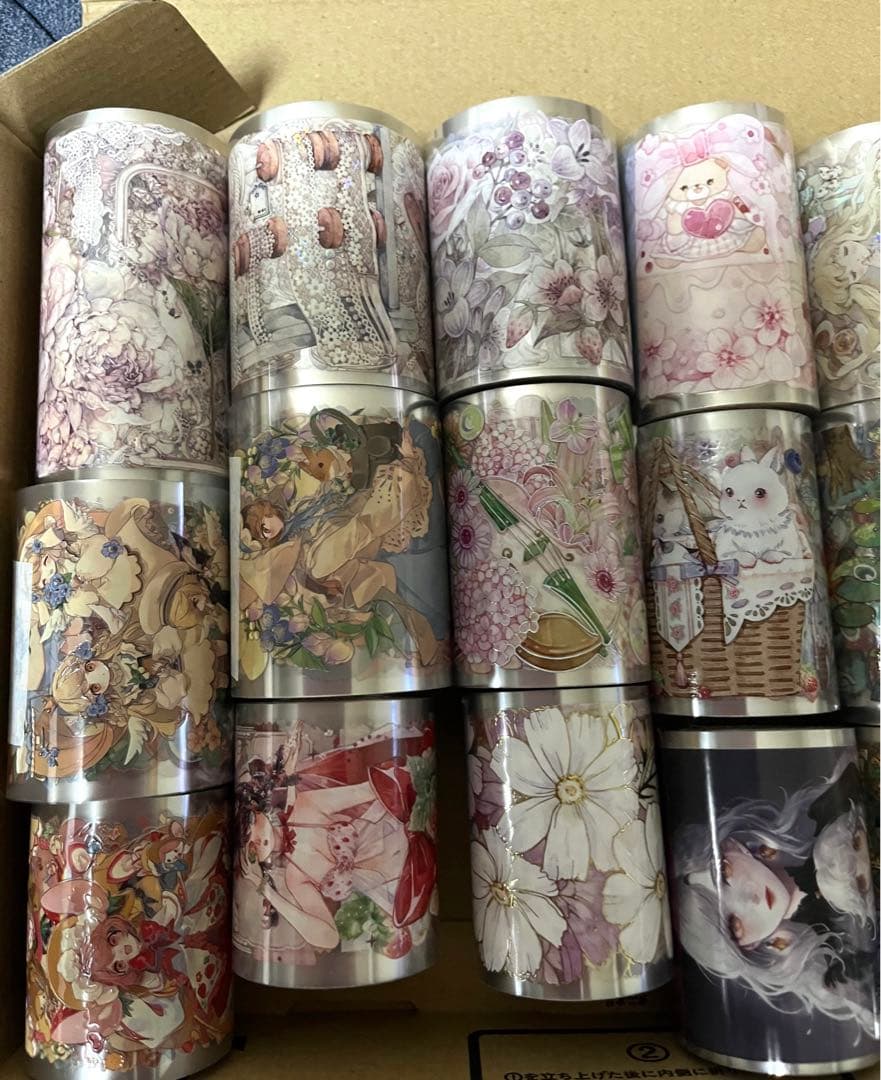 ⑧PETテープ　まとめて　マスキングテープ　海外　くま　女の子