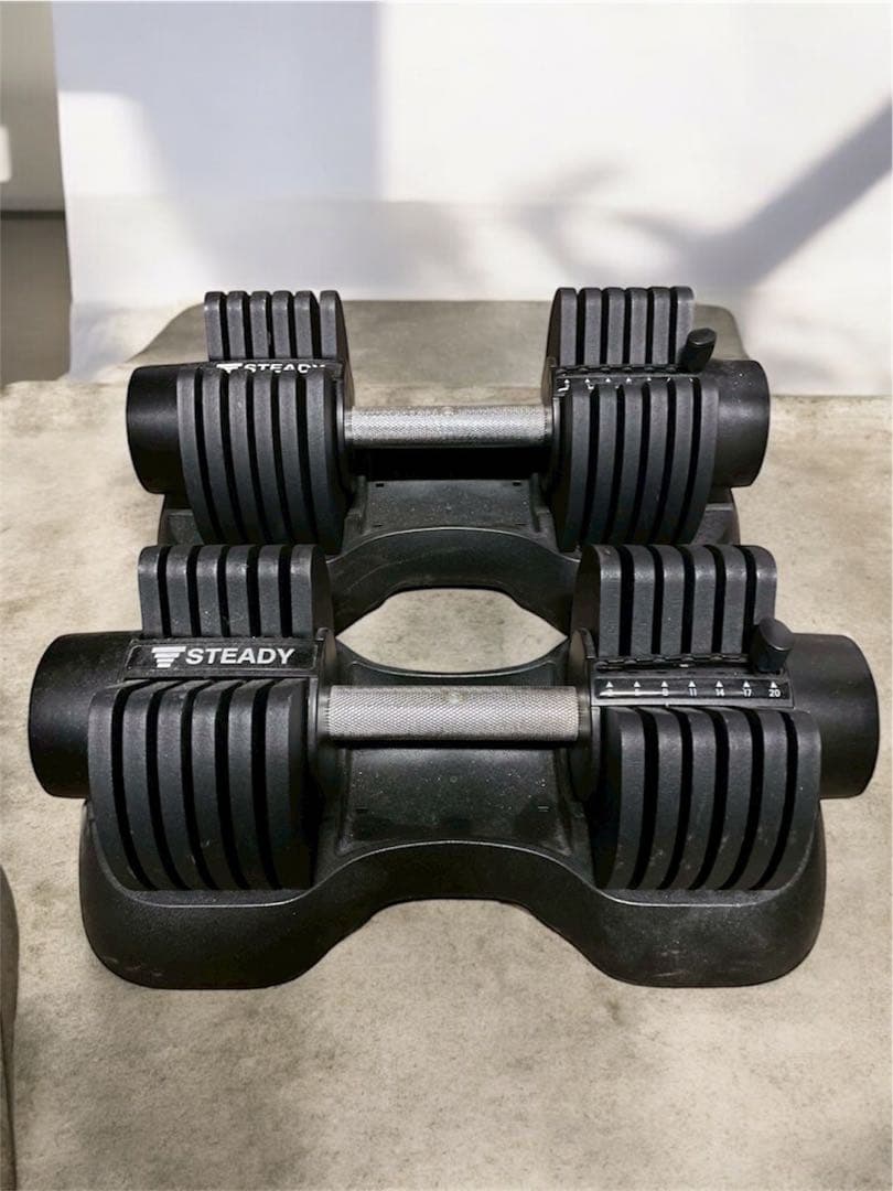 STEADY 可変式ダンベル20キロ