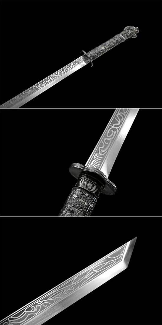 ドラゴン魂の血の刃 古兵器 武具　刀装具　日本刀　模造刀 居合刀