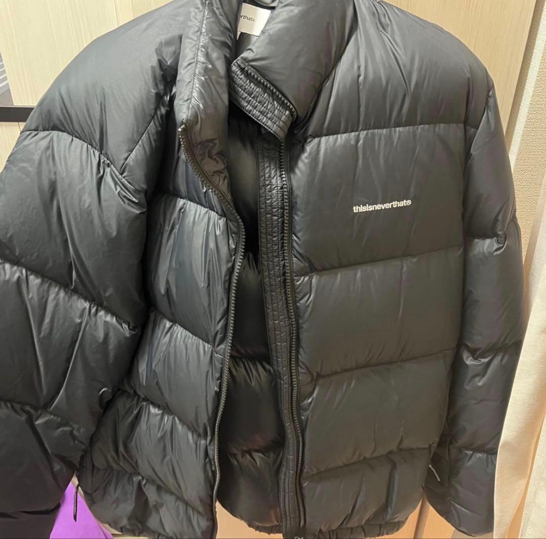 thisisneverthat ダウンジャケット ブラック