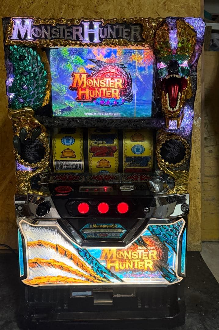 【送料込】　●モンスターハンター 月下雷鳴　パチスロ　実機　家庭用〜26