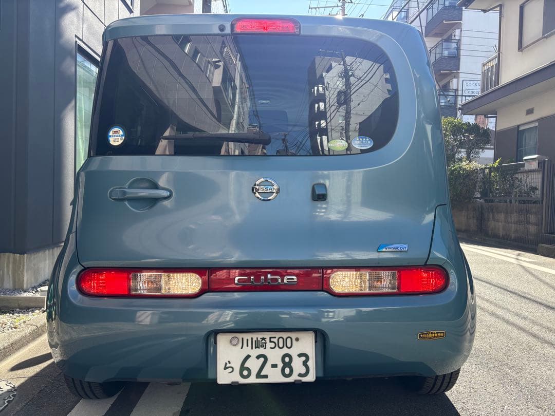 日産　キューブ　cube 走行距離　極少9000キロ　川崎