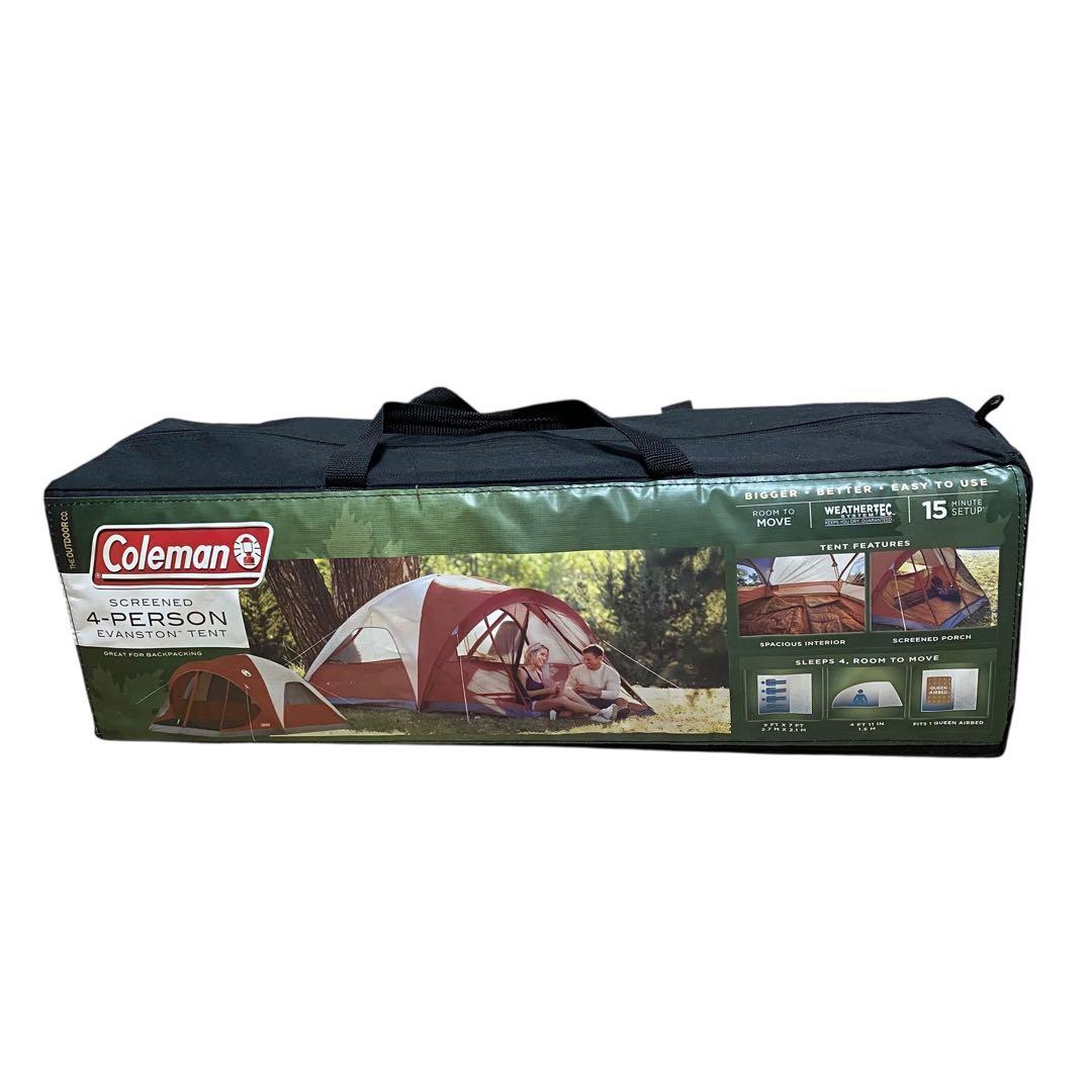 【新品未開封】コールマン　4人用キャンプテント　エヴァンストン4 USモデル