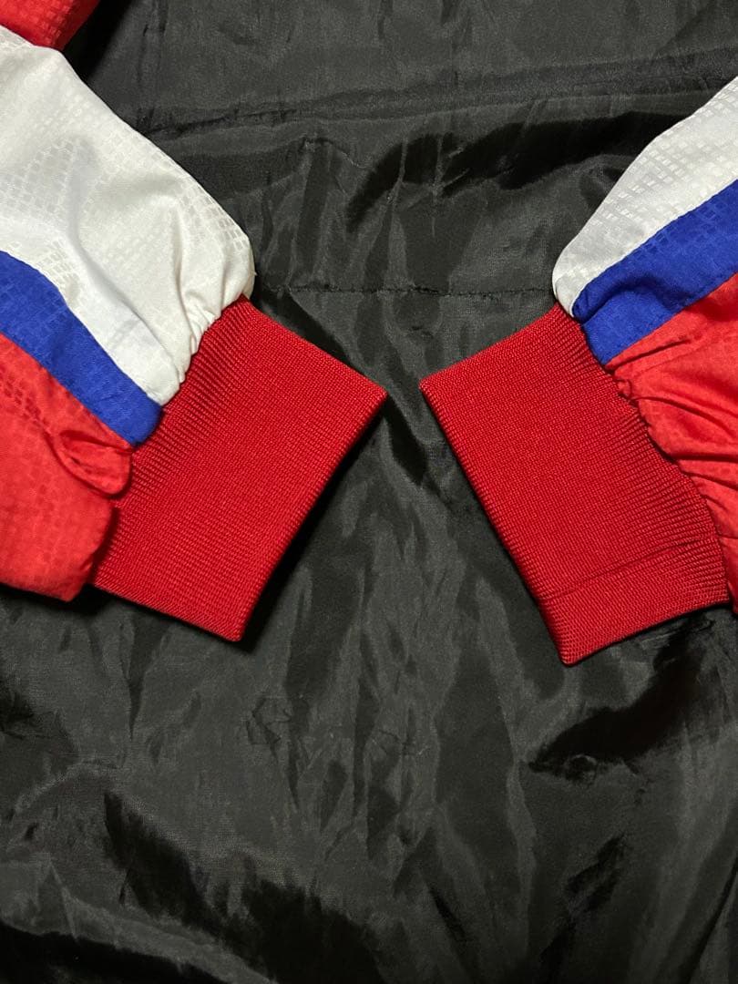 ポルテ 赤色 ストライプジャケット サイズ145