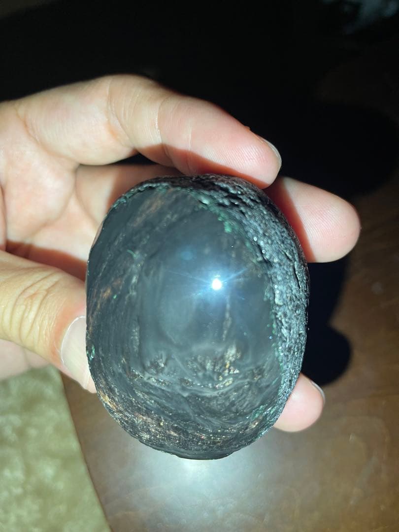 研磨品　十勝石玲瓏　マホガニーオブシディアン　ゴールデンレインボーシラー