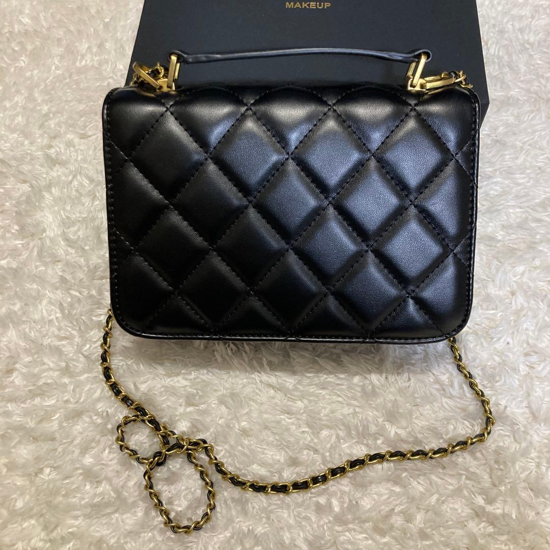 CHANEL チェーンショルダーバッグ ブラック