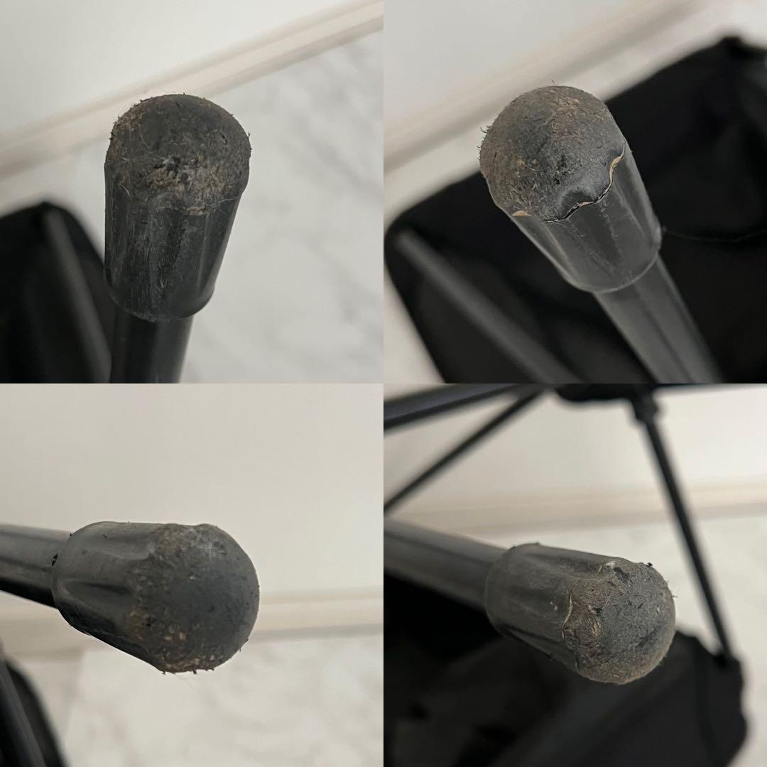 オガワ　ツーアングルチェアS　椅子　アウトドアチェア　キャンプ　ペア　黒