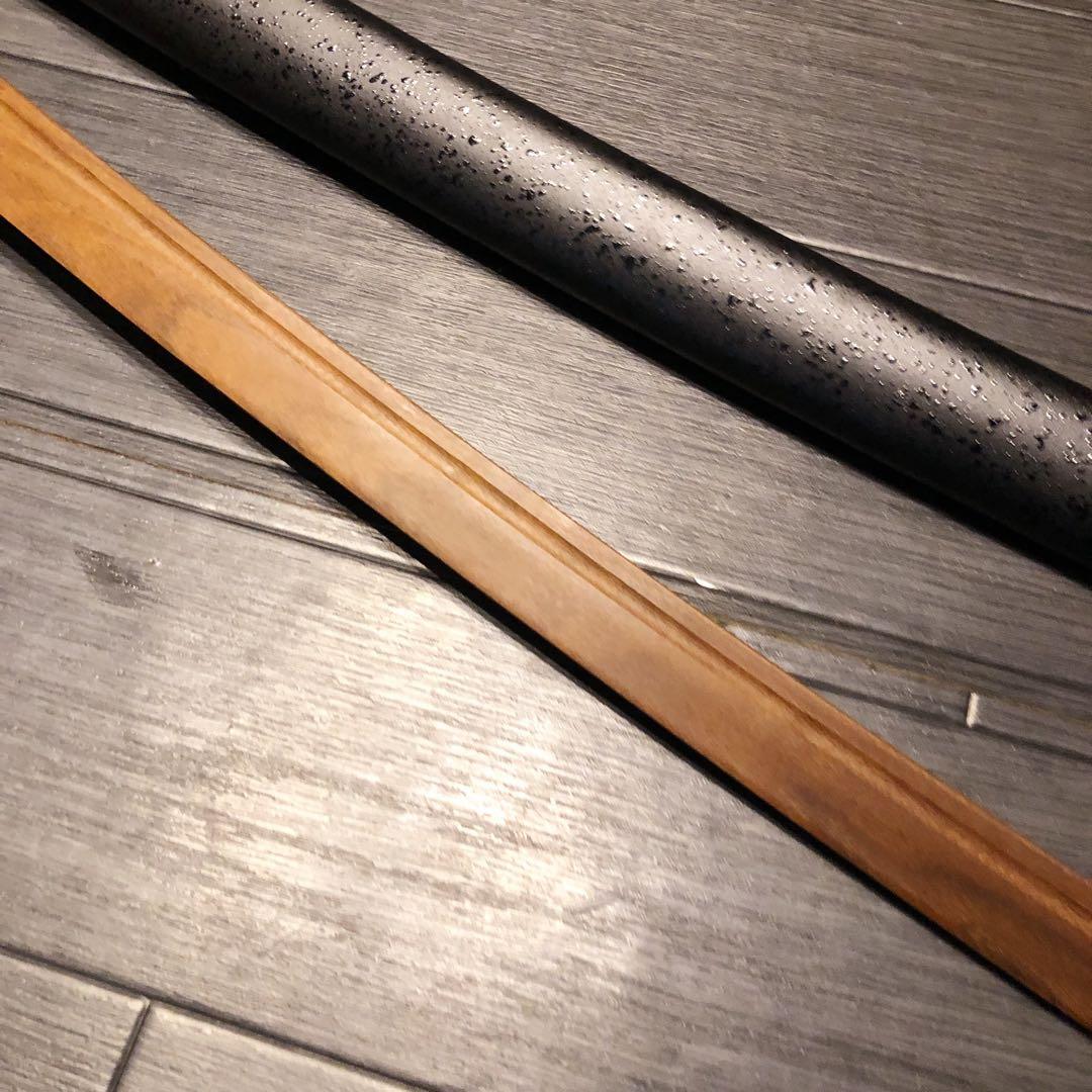 希少品　高級模造刀　ローズウッド　木刀　鞘付き木刀　拵え　高級居合刀　刀剣武具
