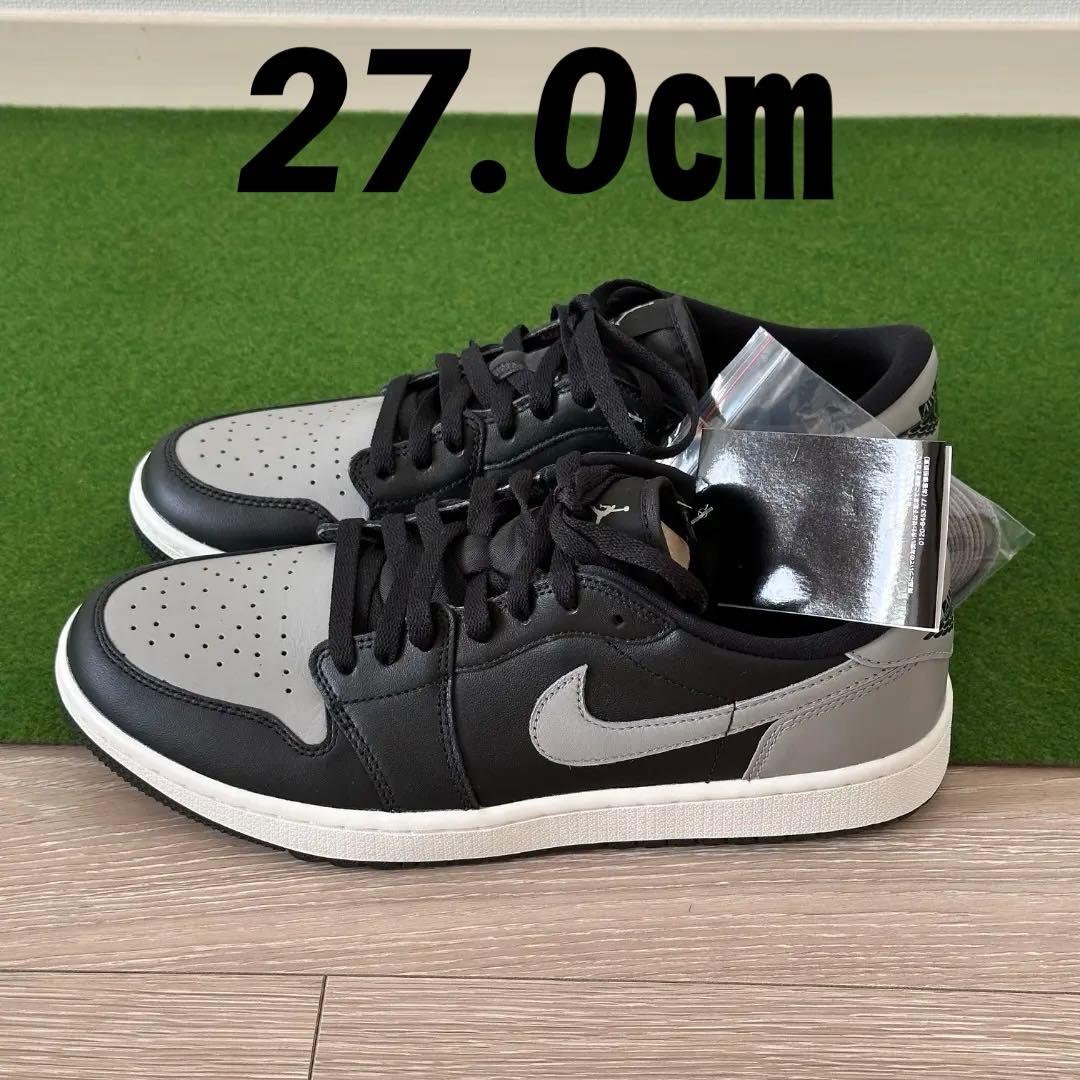 Nike エア ジョーダン 1 LOW G ミディアムグレー 27.0cm