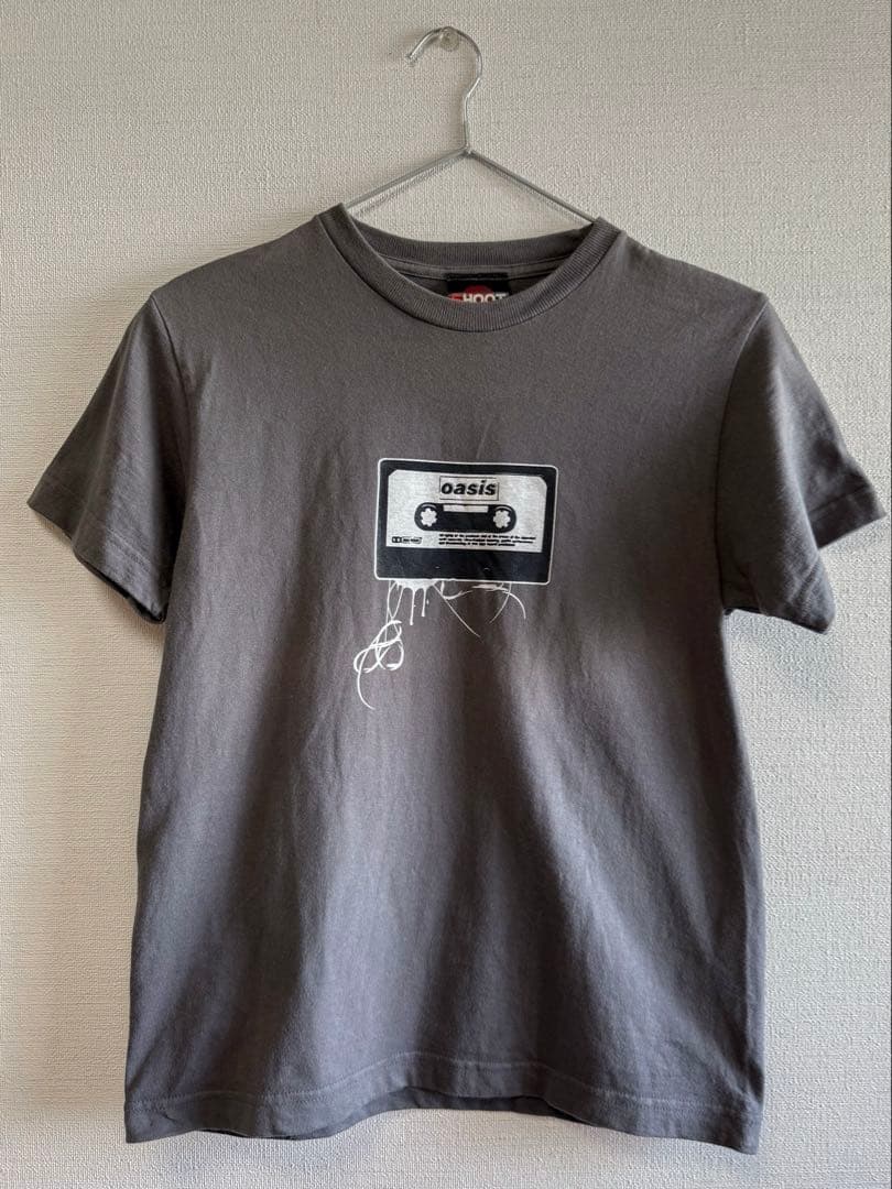 祝！来日公演！Oasis カセットテープ Tシャツ グレー