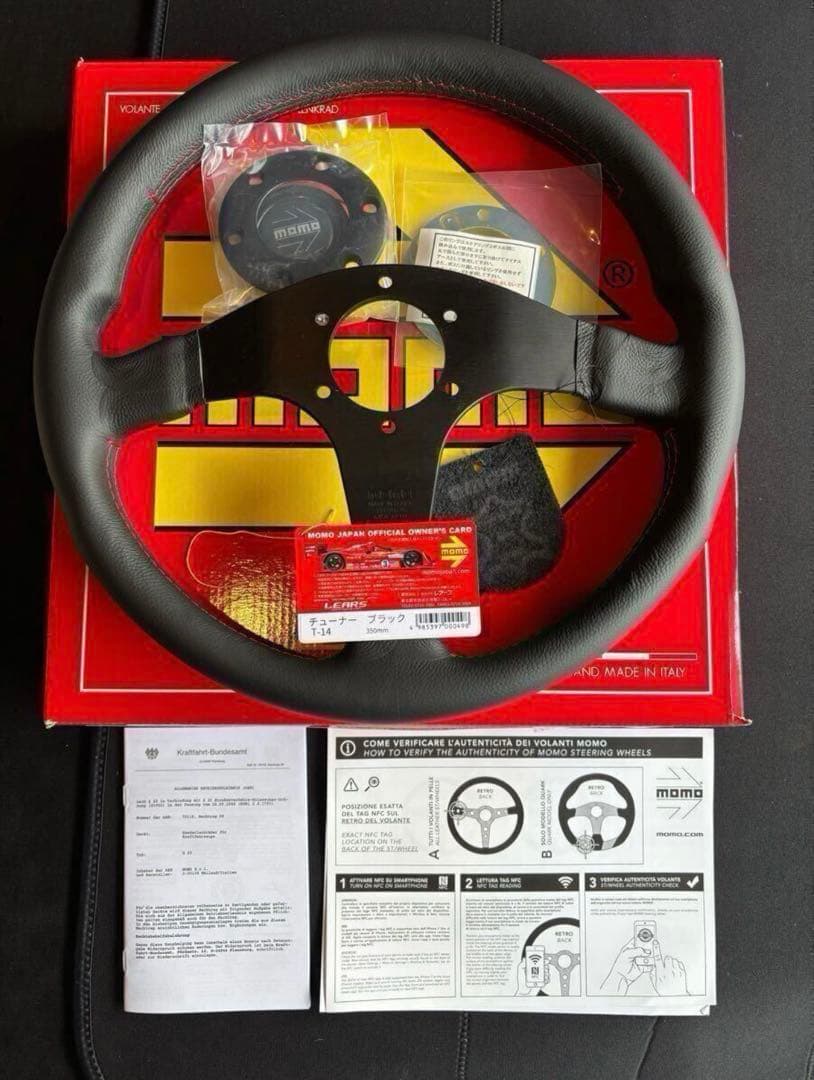 新品！MOMO TUNER モモチューナー ブラックスポーク　35Φ 日本正規品