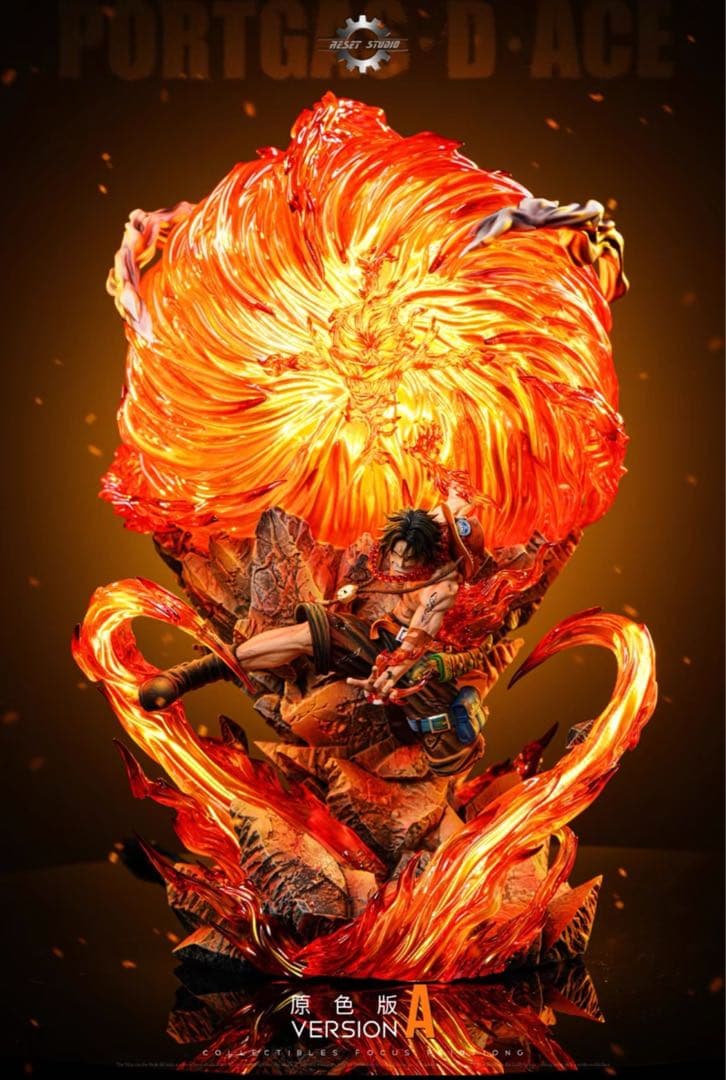 しぐれワンピース　エース　ガレージキッド　フィギュア