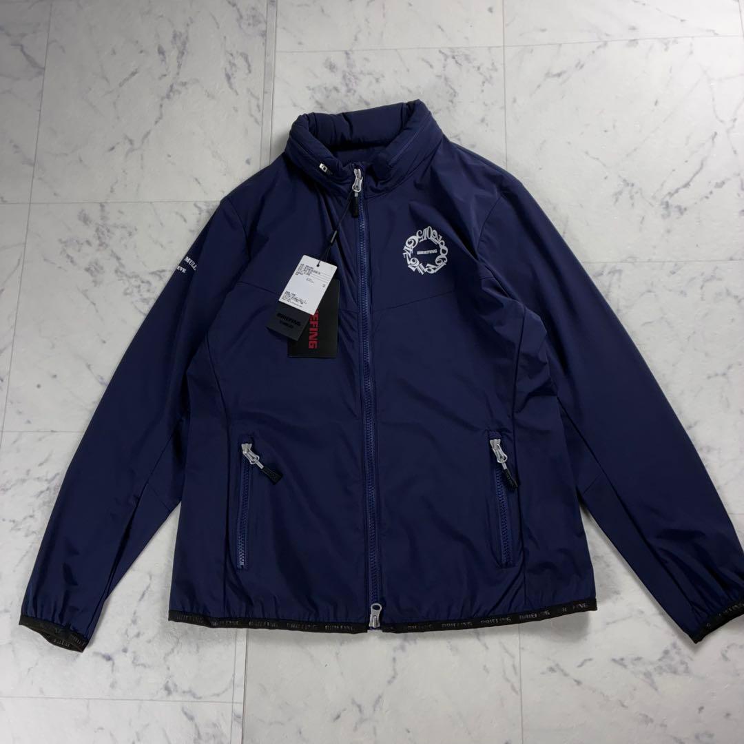 完売 タグ付き ブリーフィング フランクミュラー ウィンドブルゾン ネイビー M