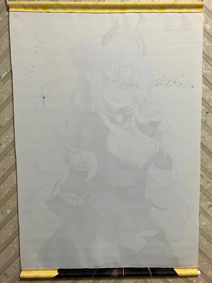 山田テュテュル　ラッキー賞　直筆サイン入り　タペストリー