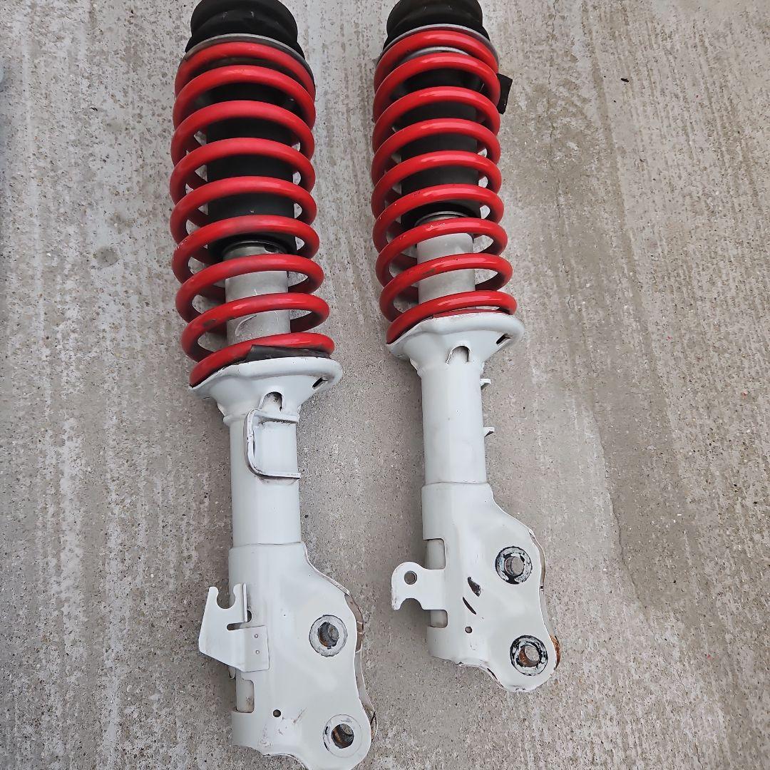 三浦 ハスラー　ハイリフトサスペンションキット 赤 4点セット