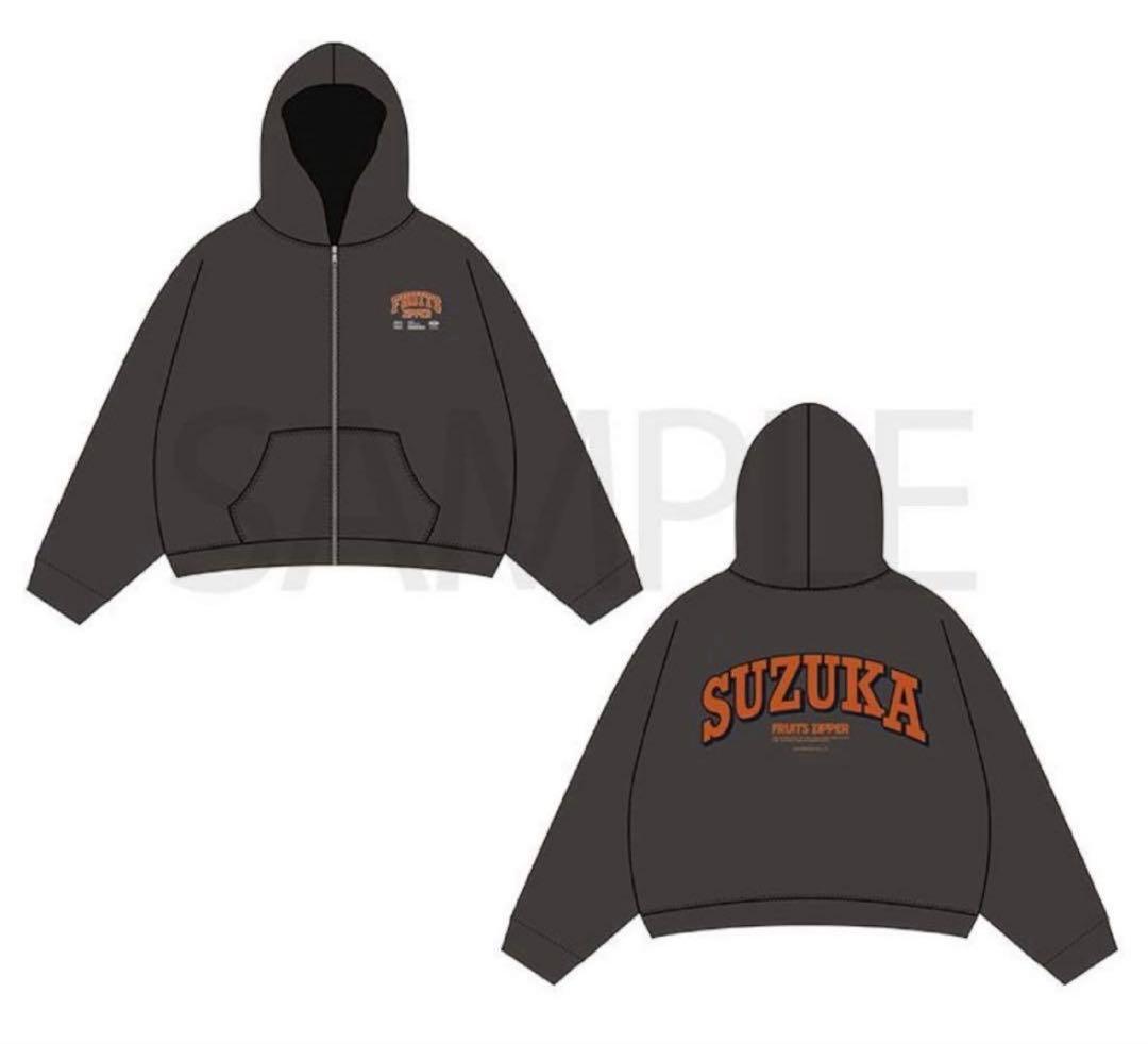 フルーツジッパー　FRUITS ZIPPER 鎮西寿々歌　推しアピパーカー