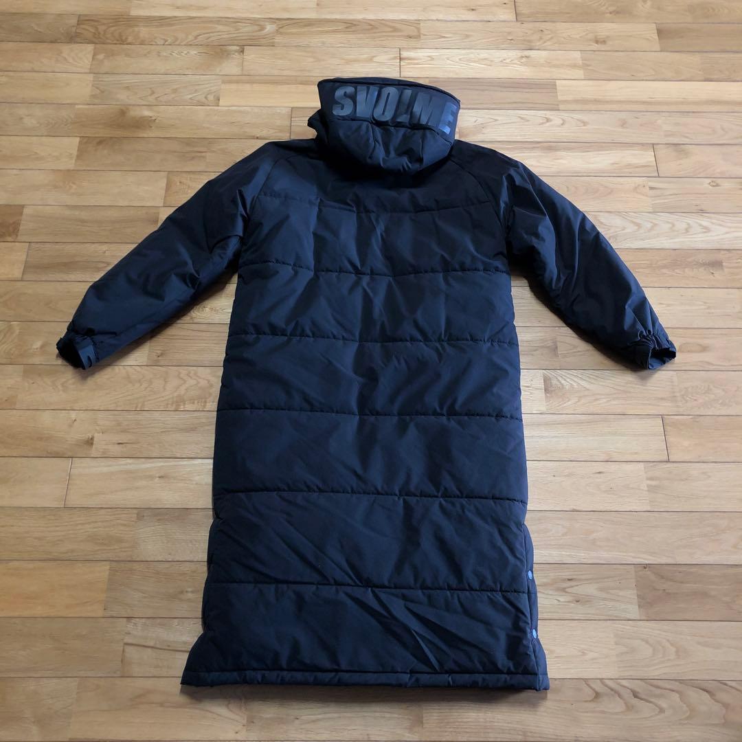 svolme 発熱ベンチコート　ブラック　S