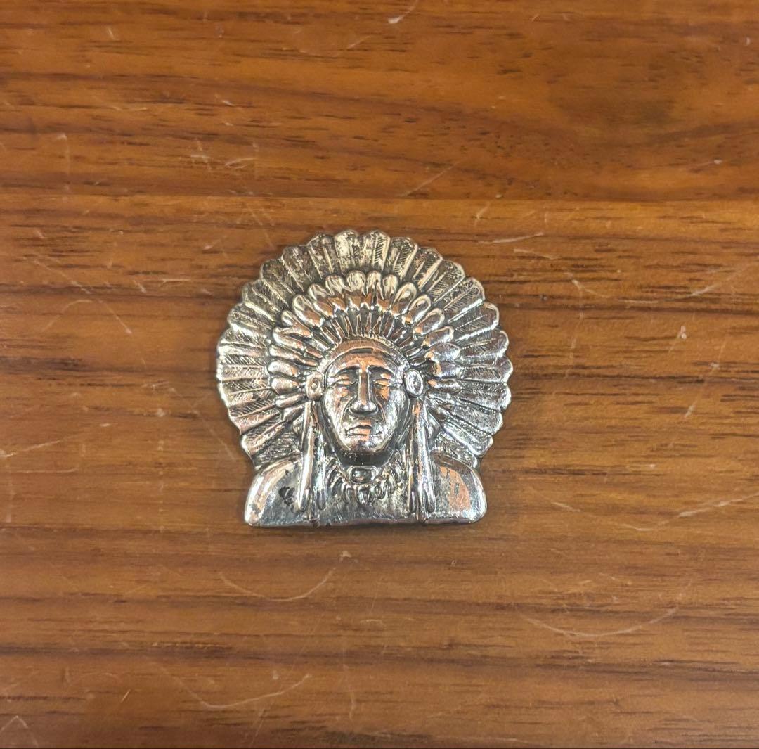 oohuhu　インディアンヘッドコンチョ 6個 Indian head