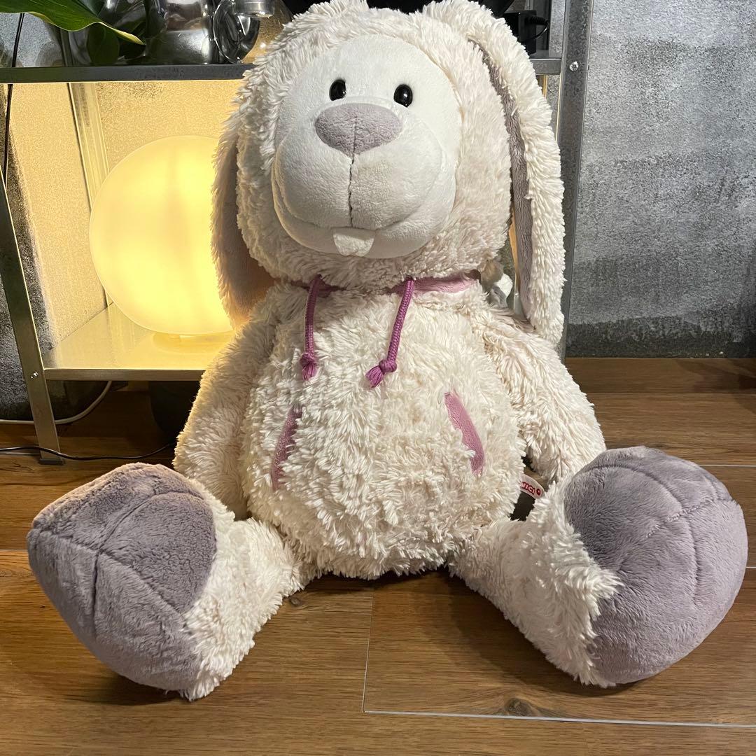 【生産終了】【美品】【特大】NICI ニキ ユキウサギ ぬいぐるみ