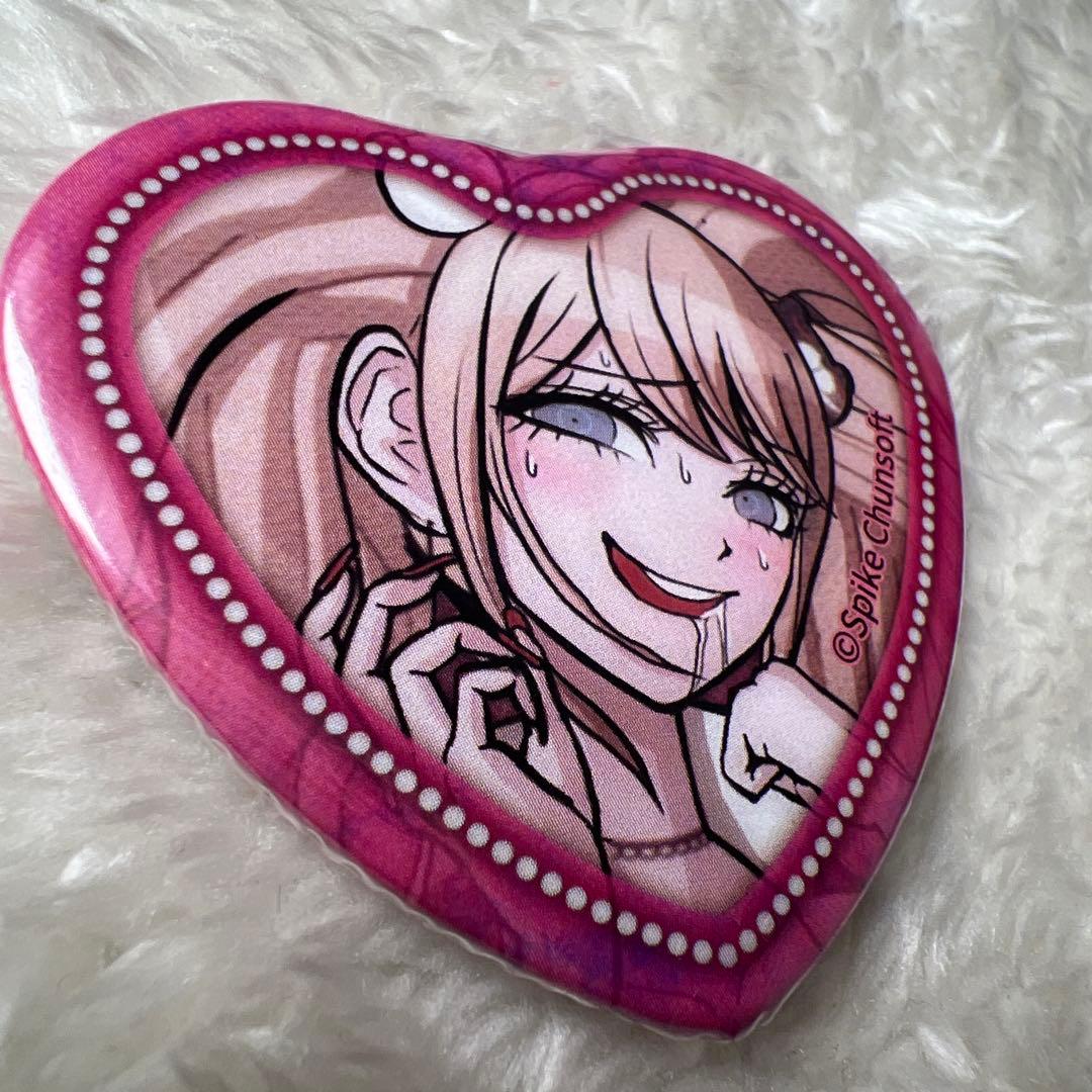 ダンガンロンパ 照れ顔ハート缶バッジ 島盾子 霧切響子 セット