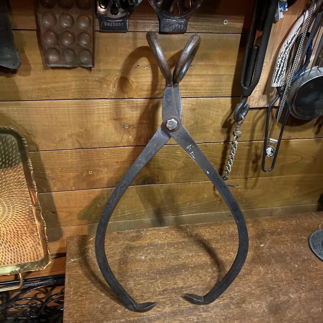 アンティーク　氷ハサミ