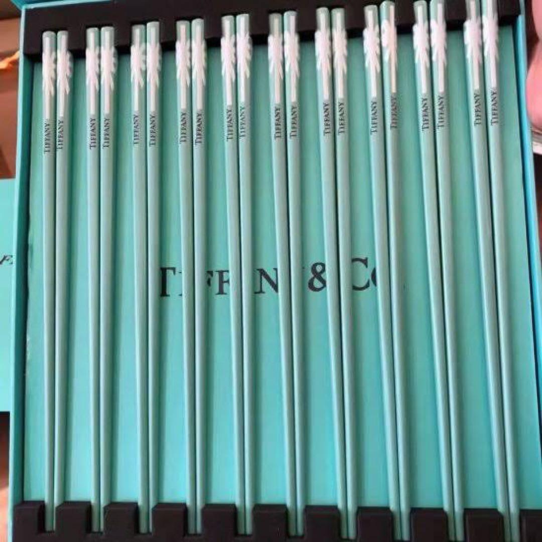 ♡*♡様 【新品・未使用】Tiffany & Co. ロゴ入り箸 10本セット