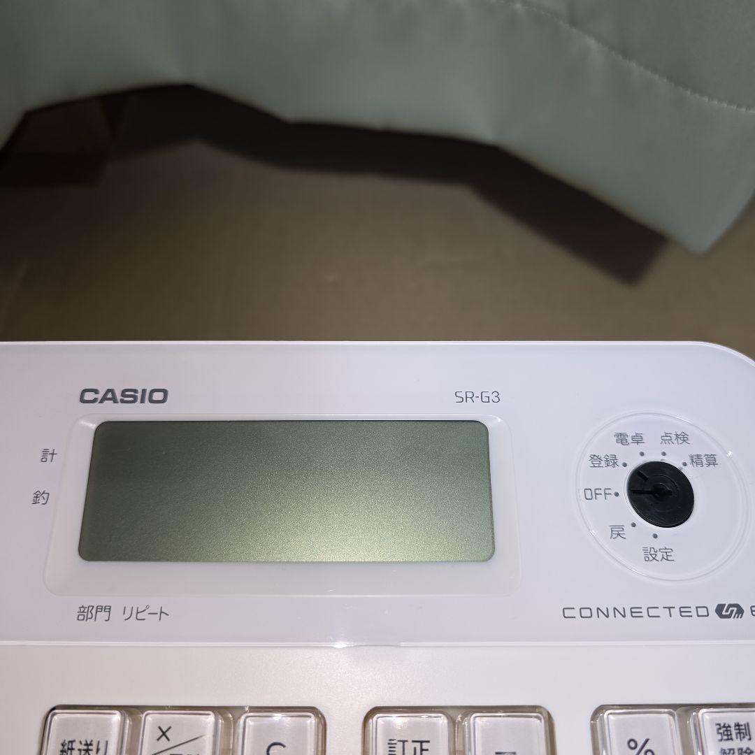CASIO(カシオ) 電子レジスター SR-G3-EX-WE ホワイト