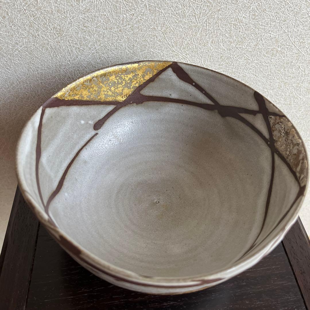 京都　清水焼　菓子鉢　木箱