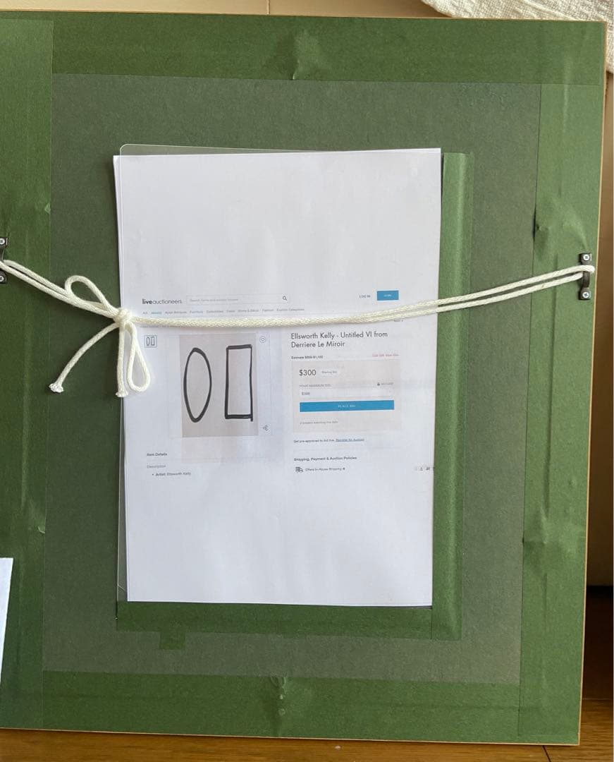 エルズワース・ケリー　リトグラフ