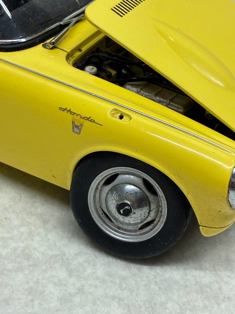 G2）1/18 AUTOart ホンダ S800 エスハチ ゴールデンイエロー