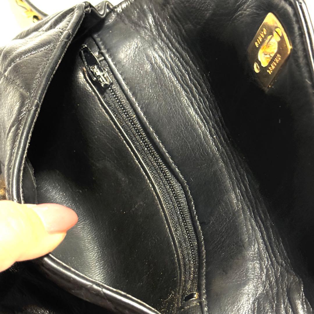 CHANEL マトラッセ ラムスキン ウエストバッグ ボディーバッグ　ショルダー