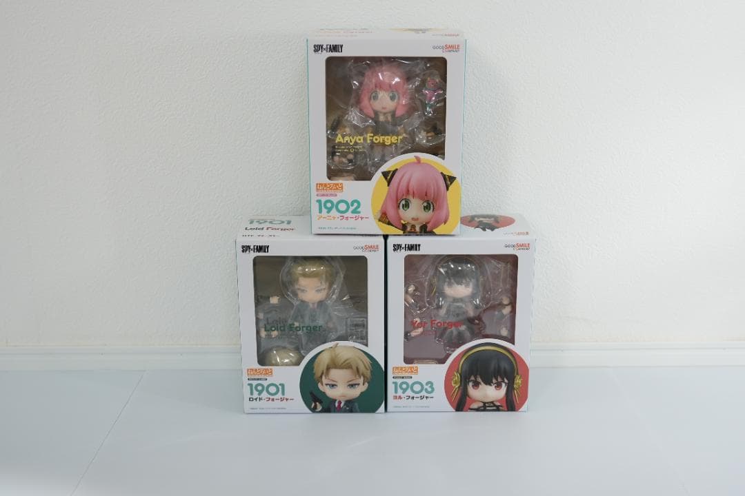 【ねんどろいど※おまけ付き】 スパイファミリー３体セット新品・未開封！