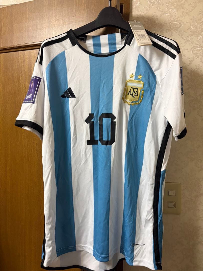 当日発送　2022 W杯ファイナル アルゼンチン代表 メッシ ユニフォーム