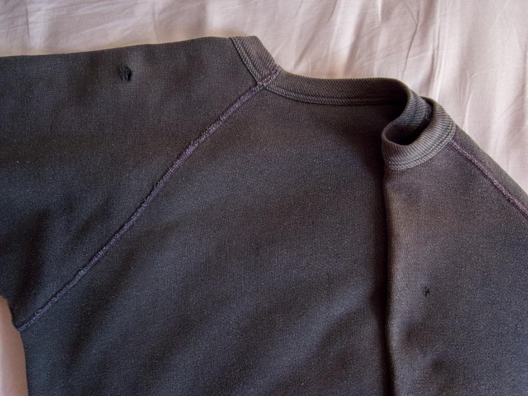 【推定60s】ヴィンテージ フロッキースウェット ARKANSAS 猪プリント