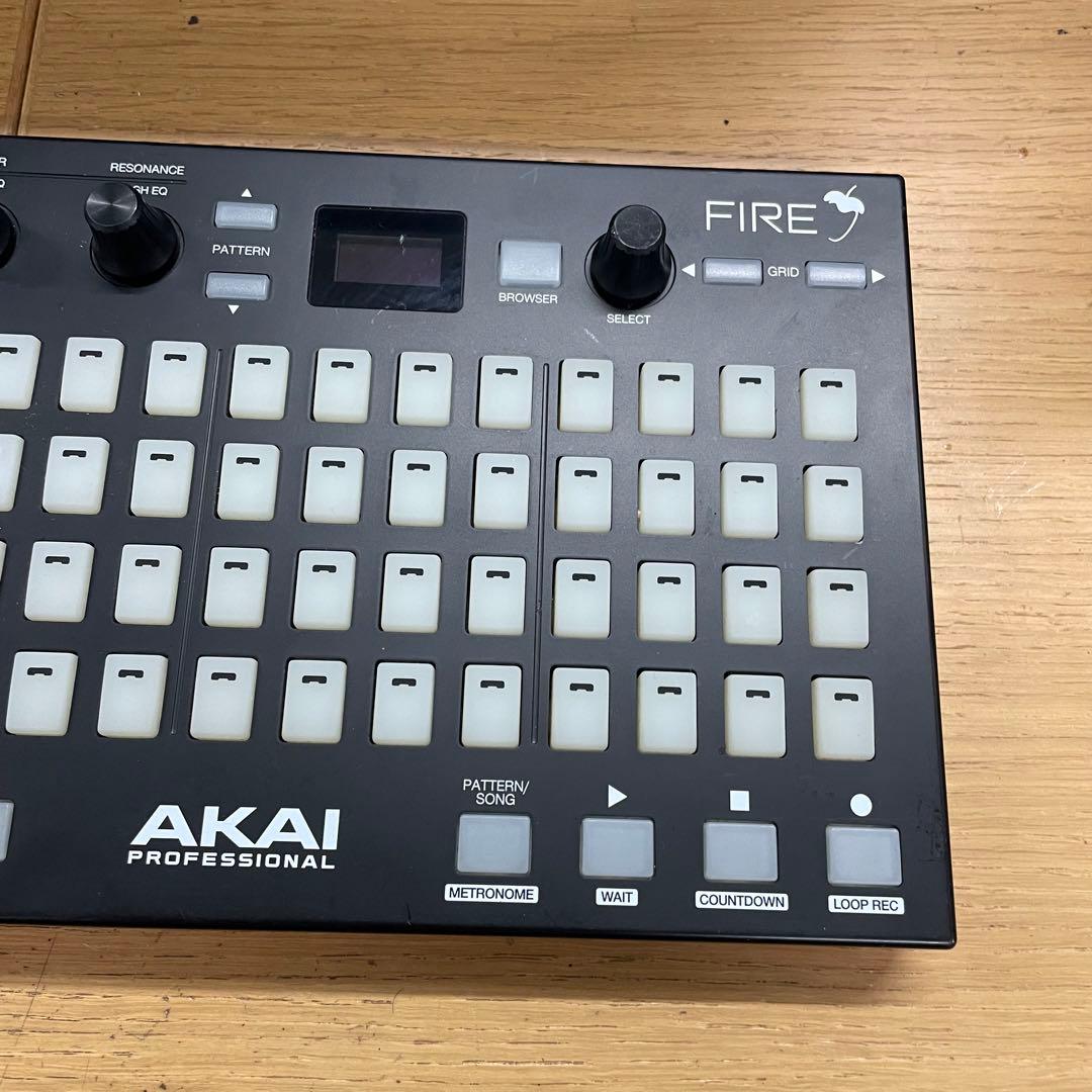 動作品 AKAI FIRE MIDIコントローラー FL studio