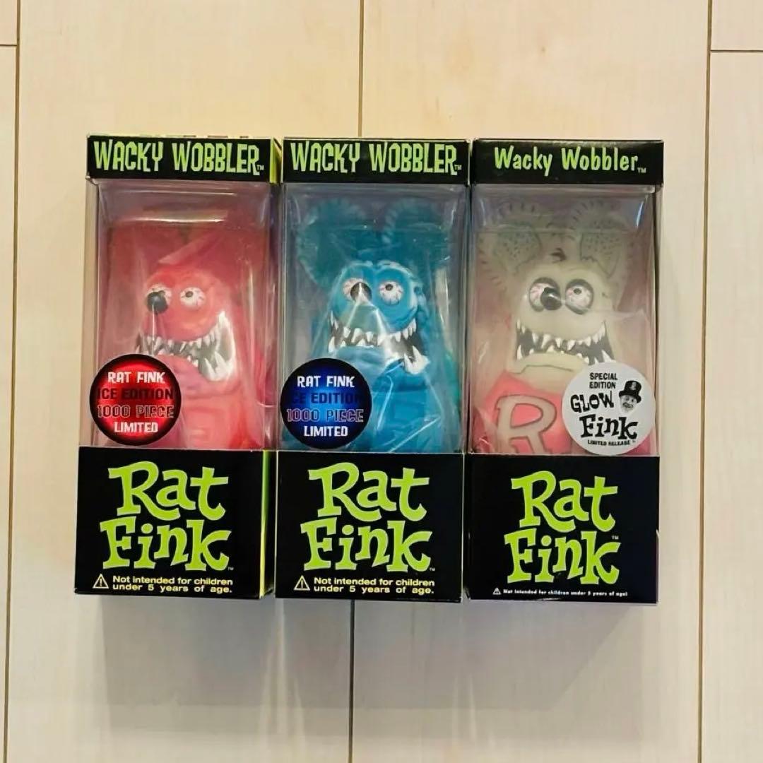 Rat Fink Wacky Wobbler 3体セット 限定版