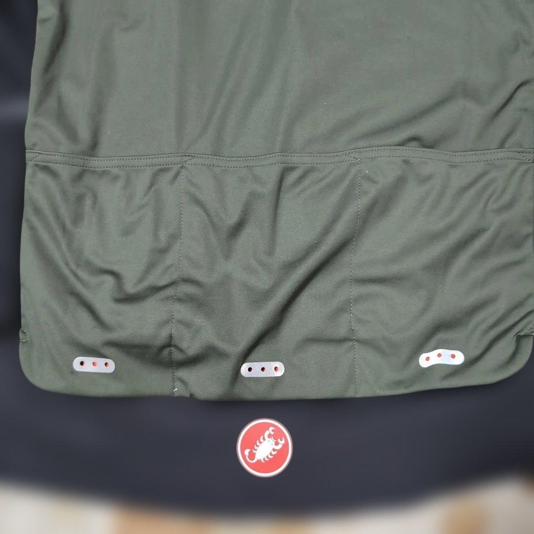 Castelli カステリAlfaROS2 ジャケット L オリーブグリーン