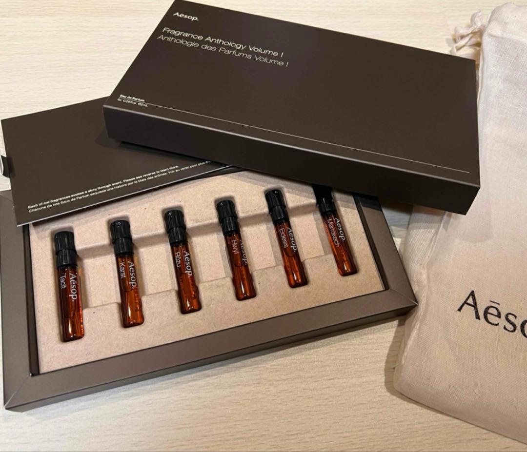 【新品未使用】Aesop Fragrance Anthology 6本入