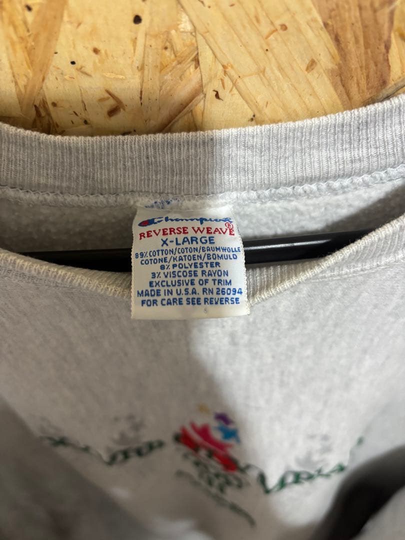チャンピオン　リバースウィーブ90s アトランタ　USA製