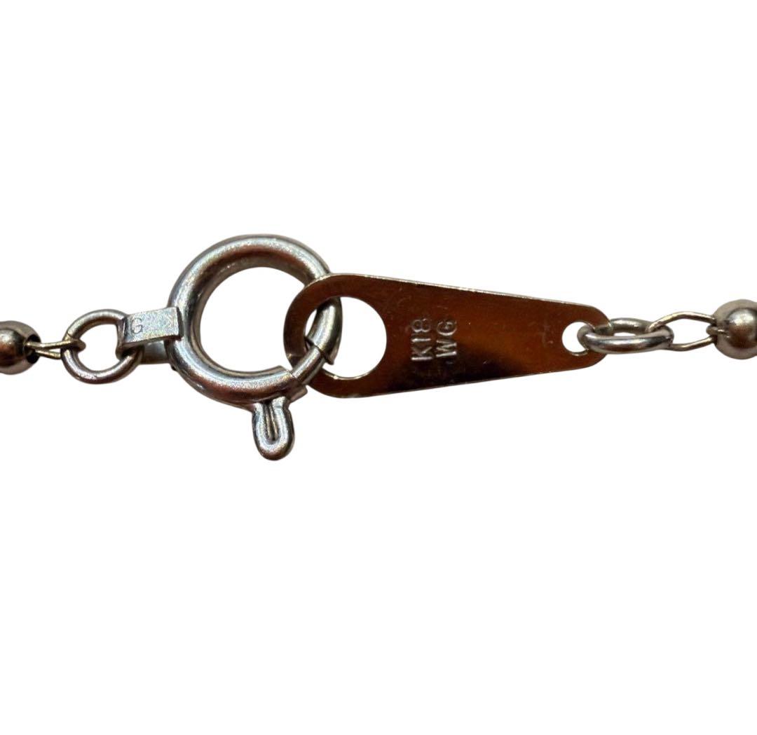 k18WG ディモア　ネックレス　50センチ